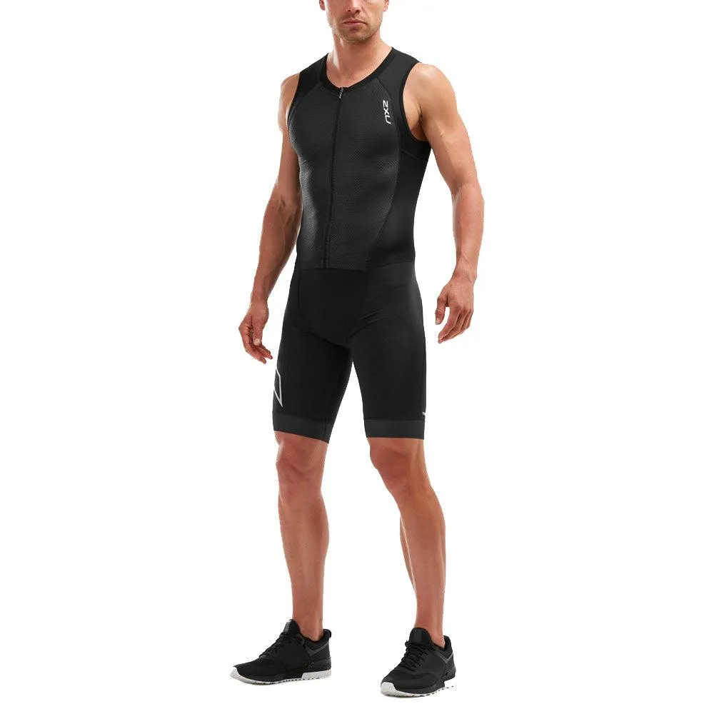 2XU Men's Compression Tri Singlet - Black