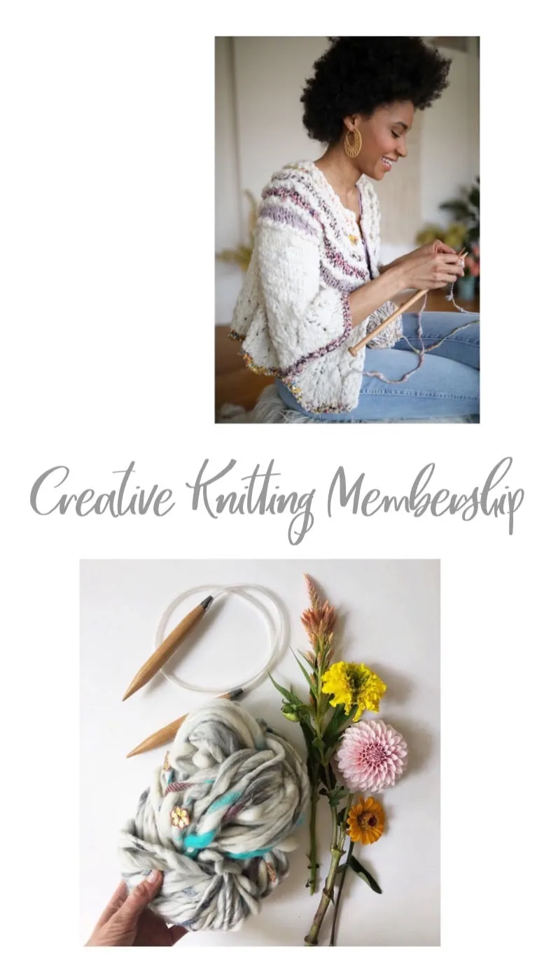 32 Member Creative Knitters Membership $32/$96/$398