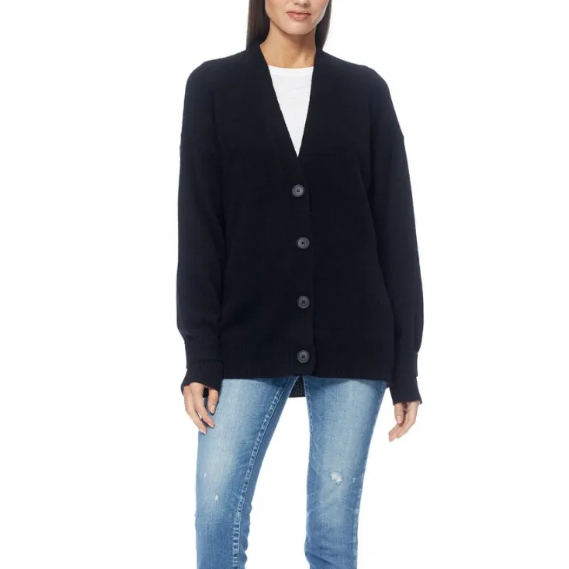 360 Cashmere Jazmine Cardigan - Black