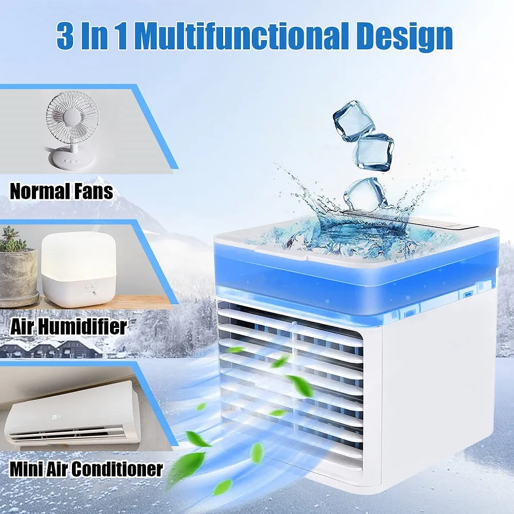 7 Color Speed Air Vent Portable Personal Air Cooler Conditioner