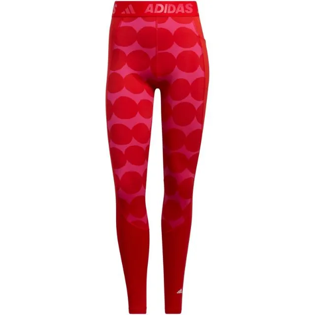 Adidas Techfit Marimekko Women Training Tight Vivid Red