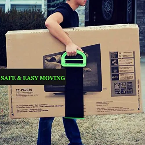 Adjustable Lifting Moving Straps, Furniture Moving Straps for Furniture, Boxes, House-Moving, 2Pack Handle Lifting Straps with Non-Slip Gloves, Support up to 600Lbs