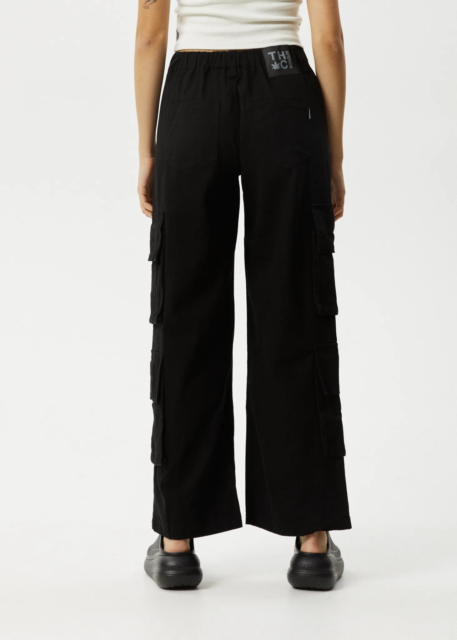 AFENDS Womens Midnight - Cargo Pants - Black