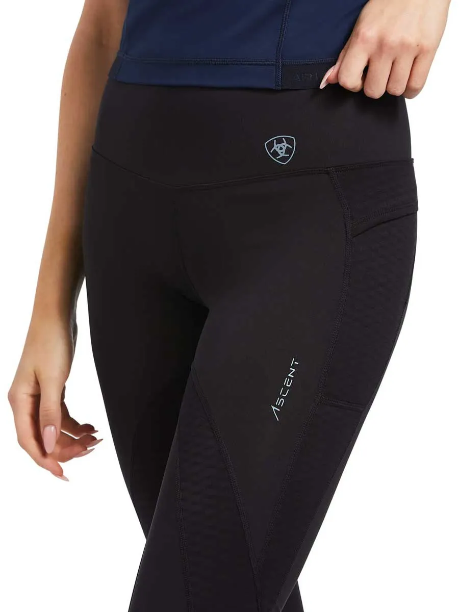 ARIAT Ascent Half Grip Riding Tights - Womens - Black