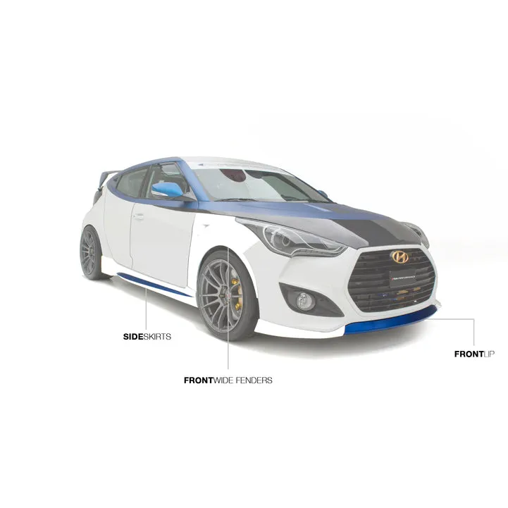 ARK C-FX Front Lip Hyundai Veloster Turbo (13-17) [Fiberglass] FGXL-0703