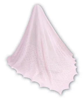 Baby Girls Pink Shawl