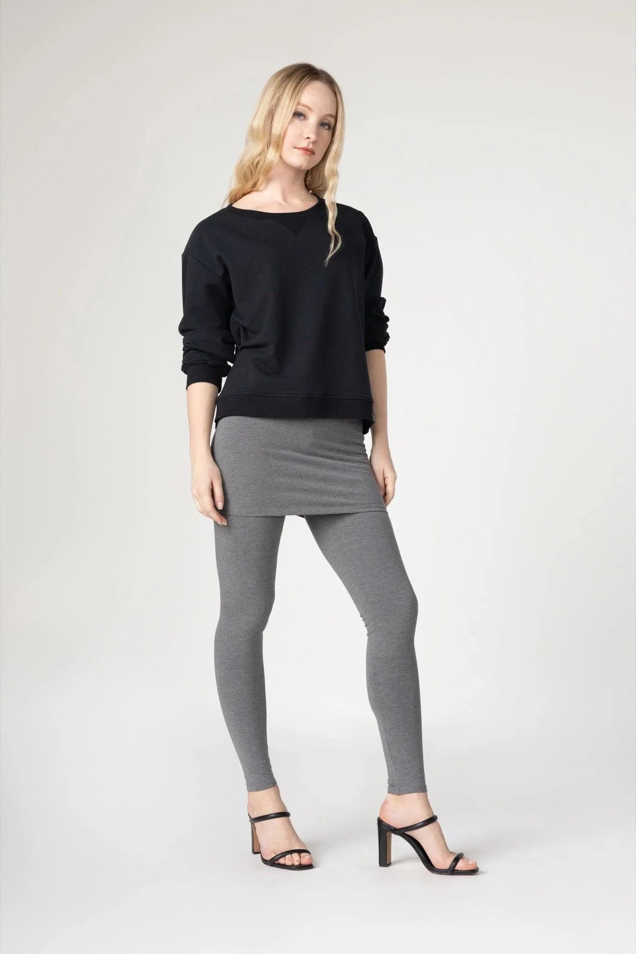 Bamboo Skirted Leggings