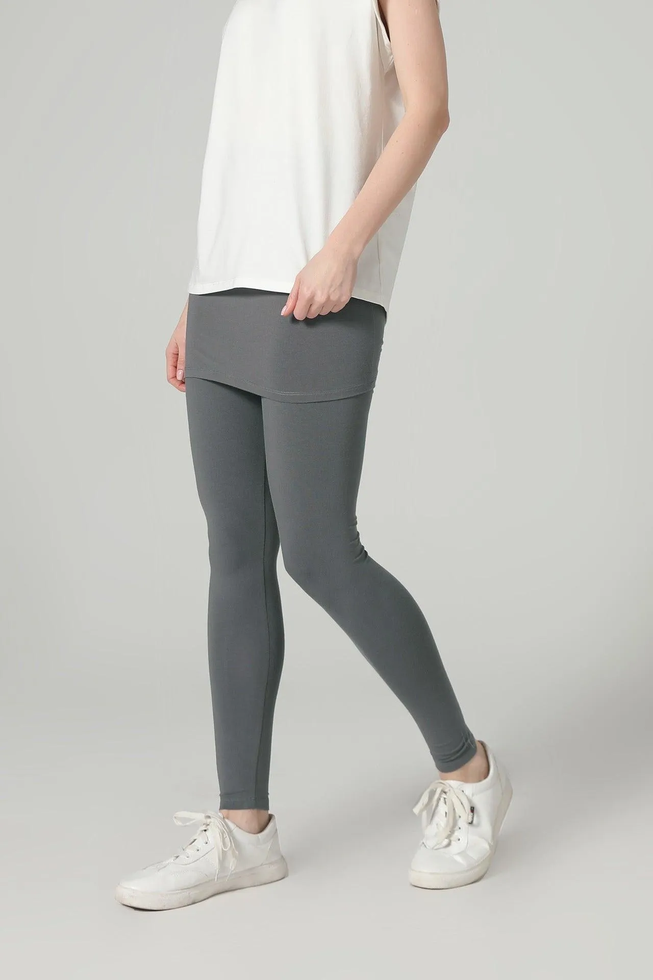 Bamboo Skirted Leggings