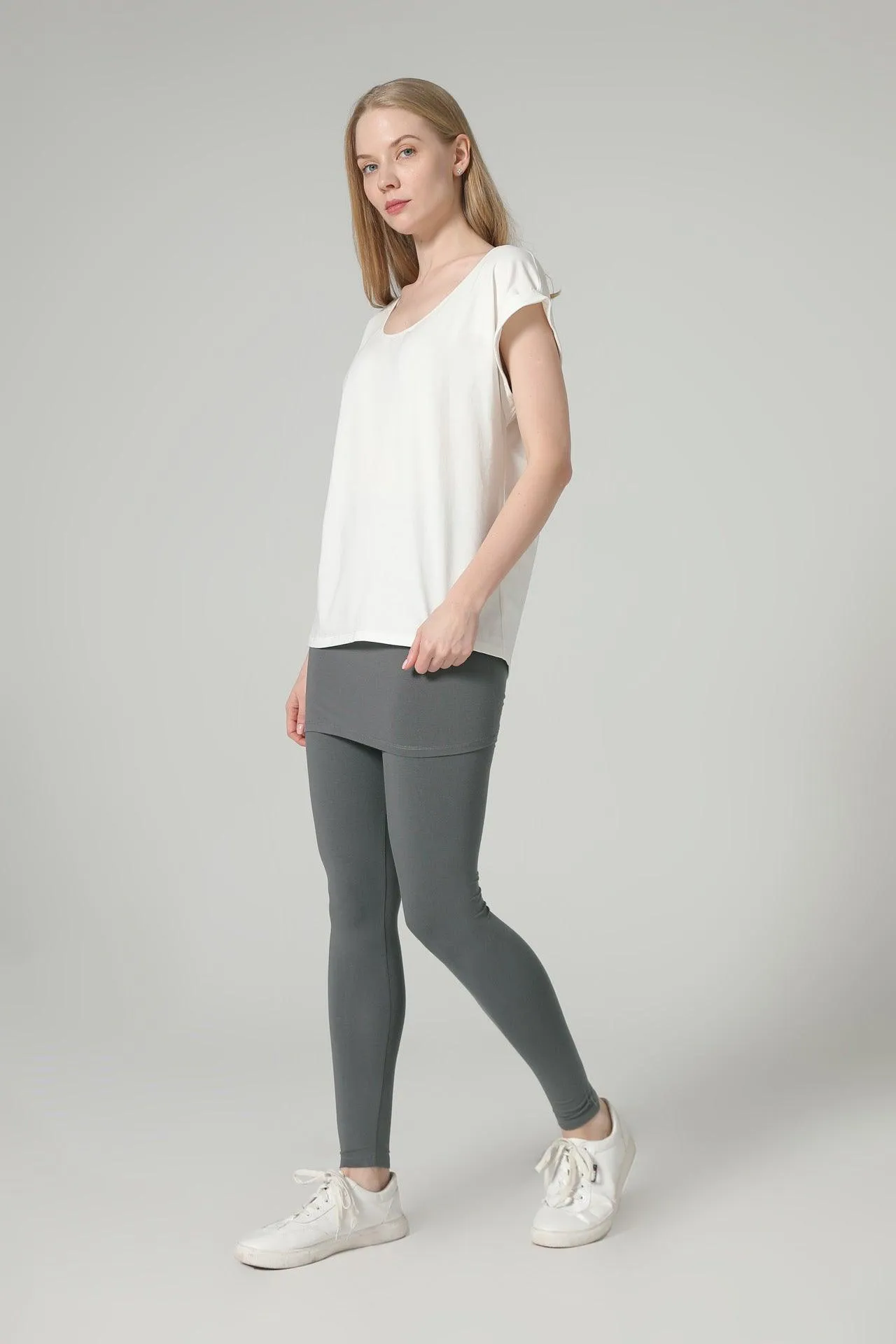 Bamboo Skirted Leggings