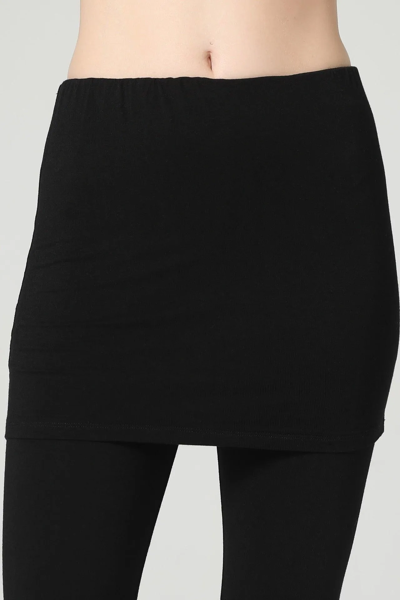 Bamboo Skirted Leggings