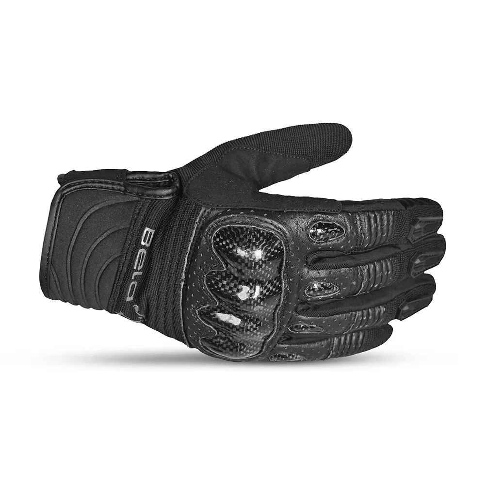 Bela Bomber Motorbike Gloves - Black