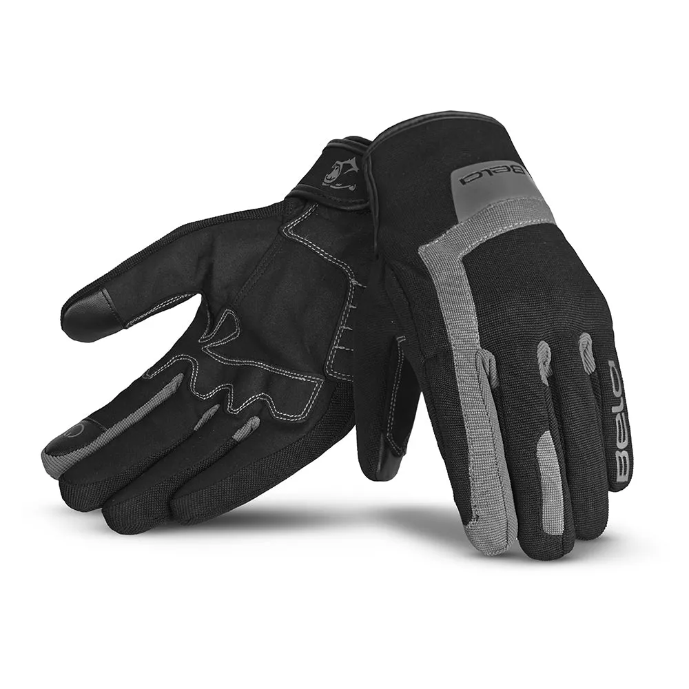 Bela Galaxy Motorcycle Gloves Black Grey