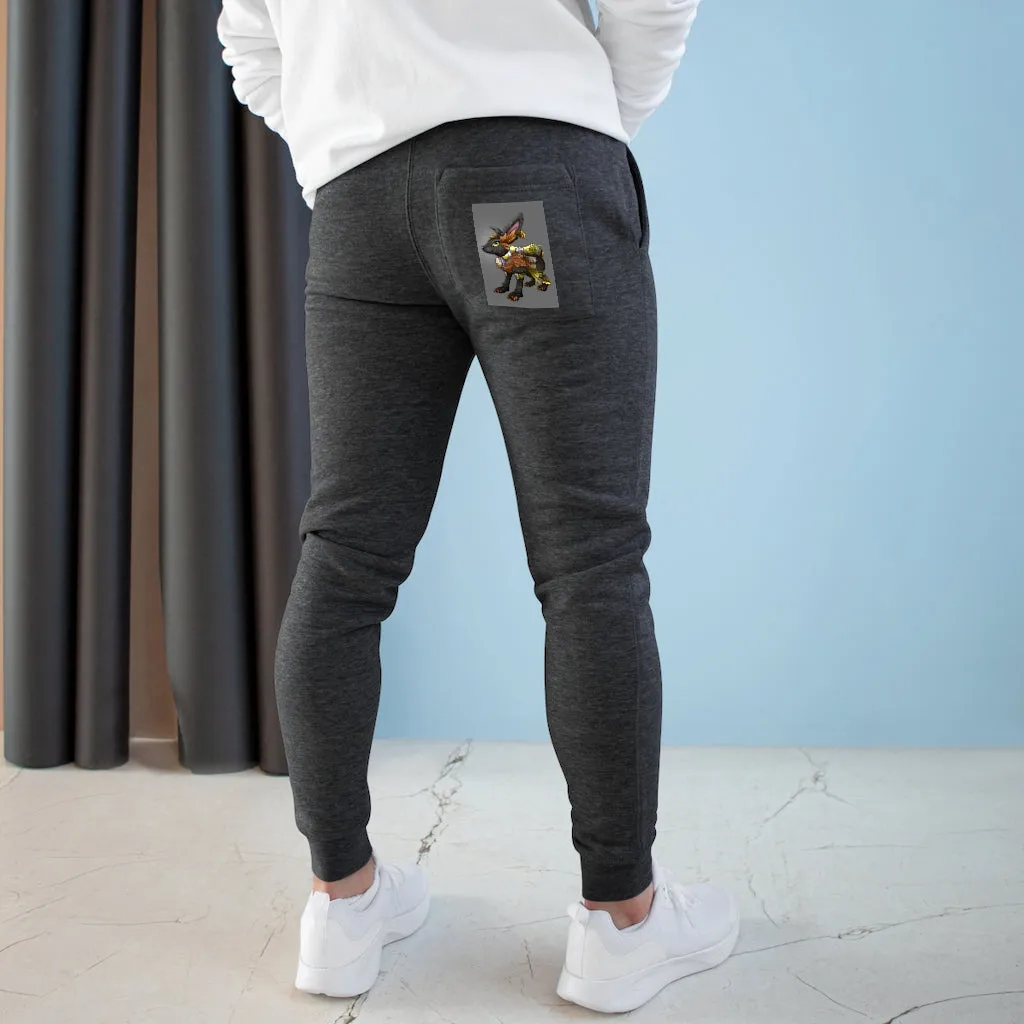 Black Amara Premium Fleece Joggers