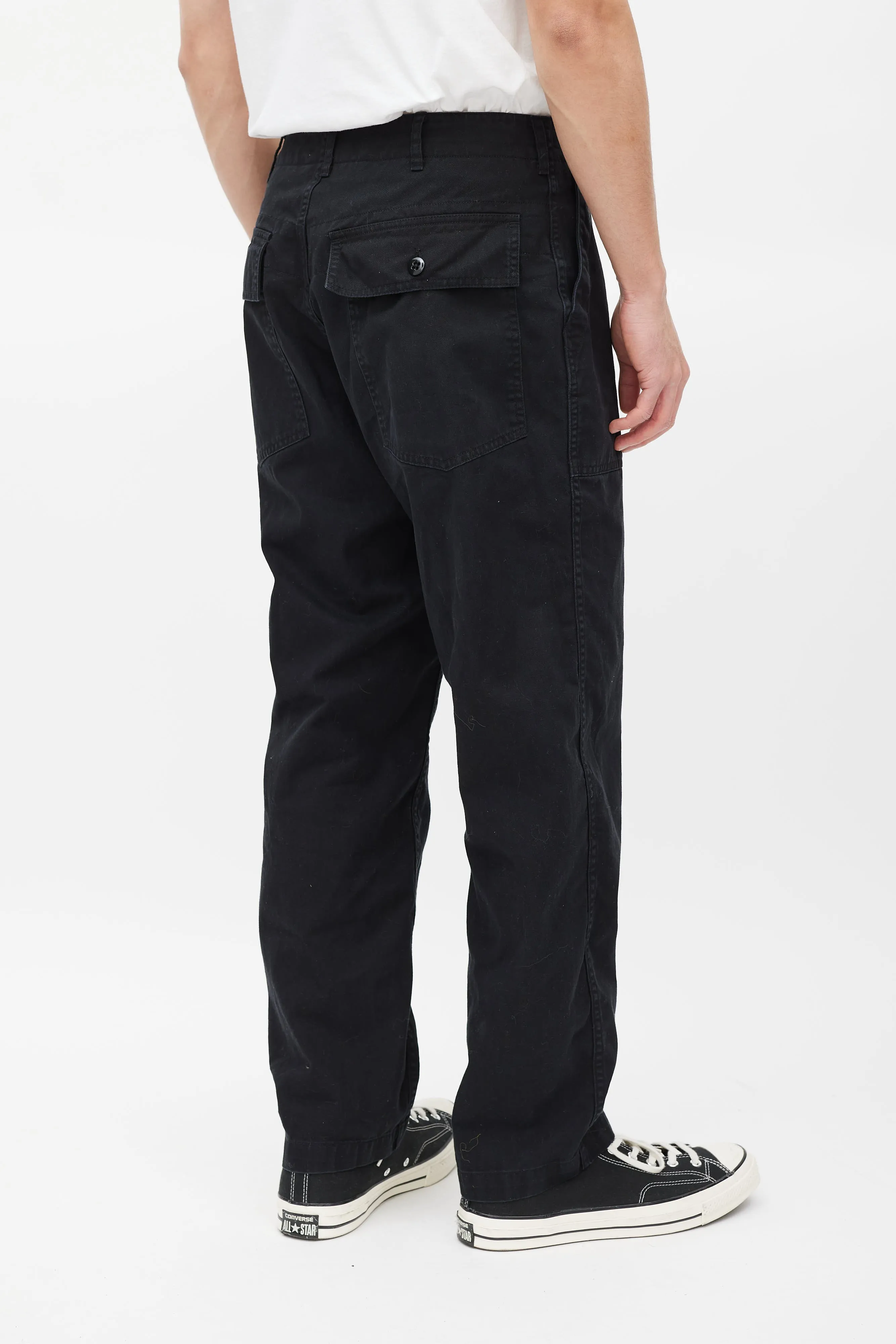 Black Cargo Trouser