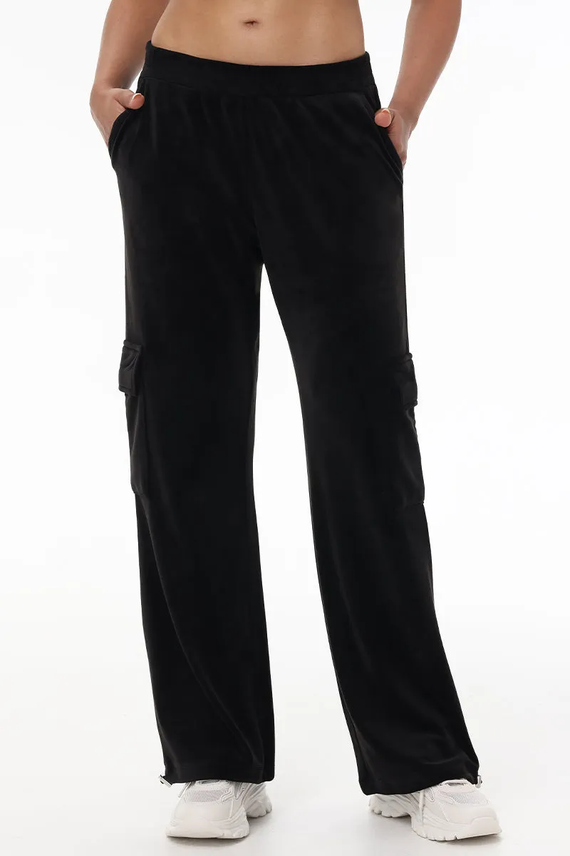 Bling Velour Cargo Pant