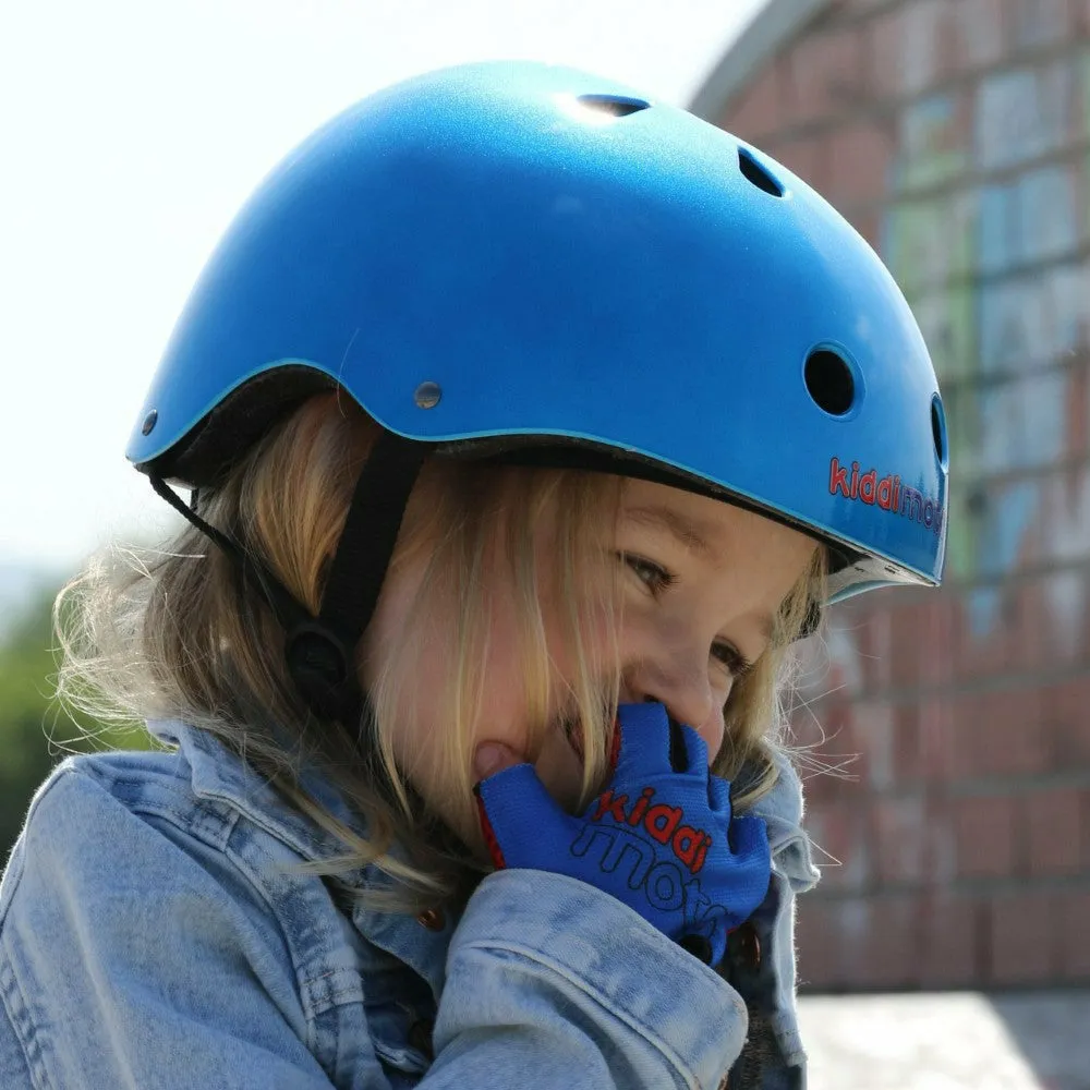 Blue Cycling Gloves