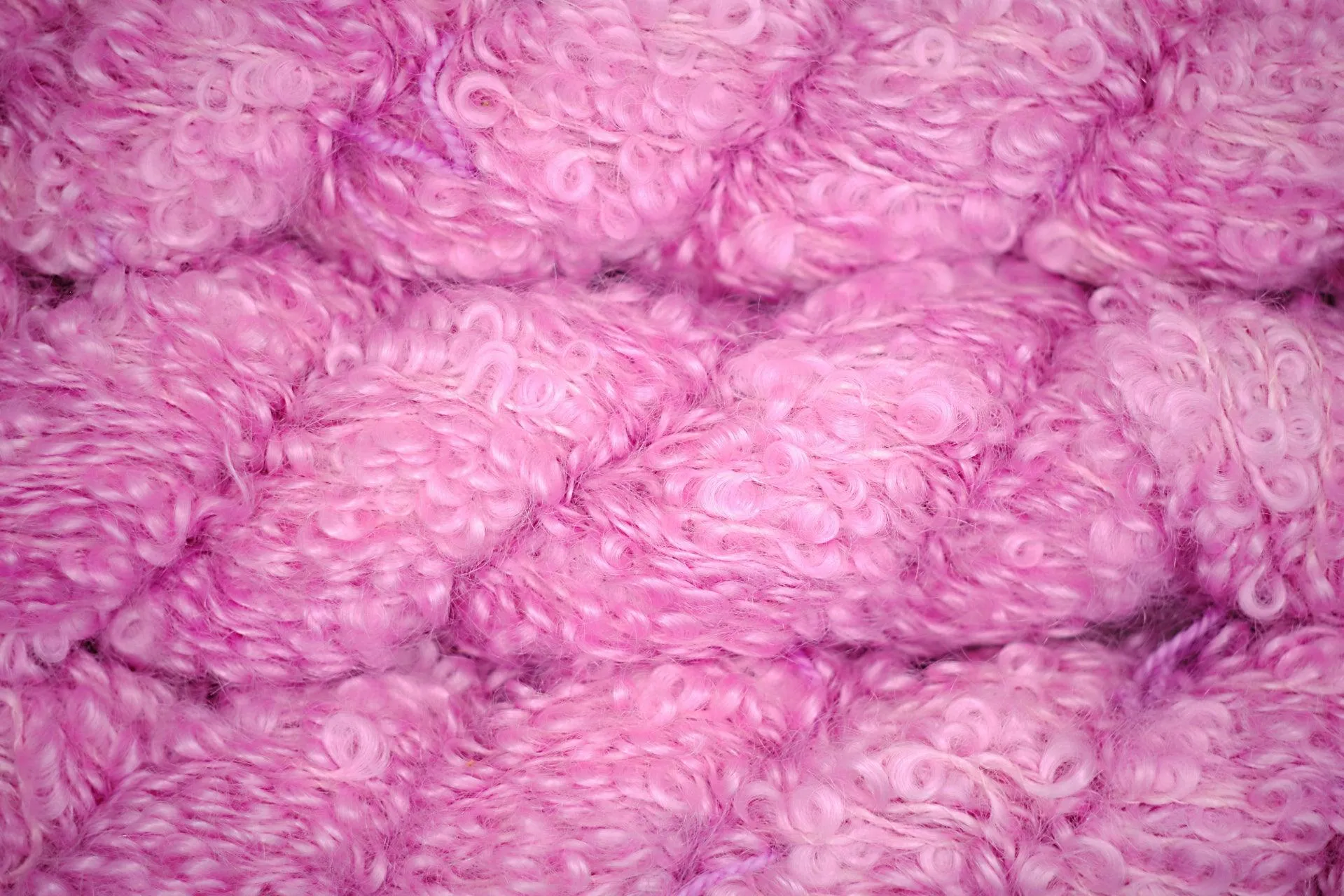 BOUCLE MOHAIR MACKINTOSH ROSES