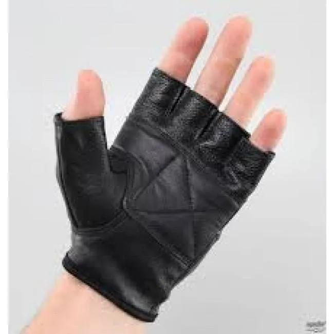 Bronx Black Leather Gloves