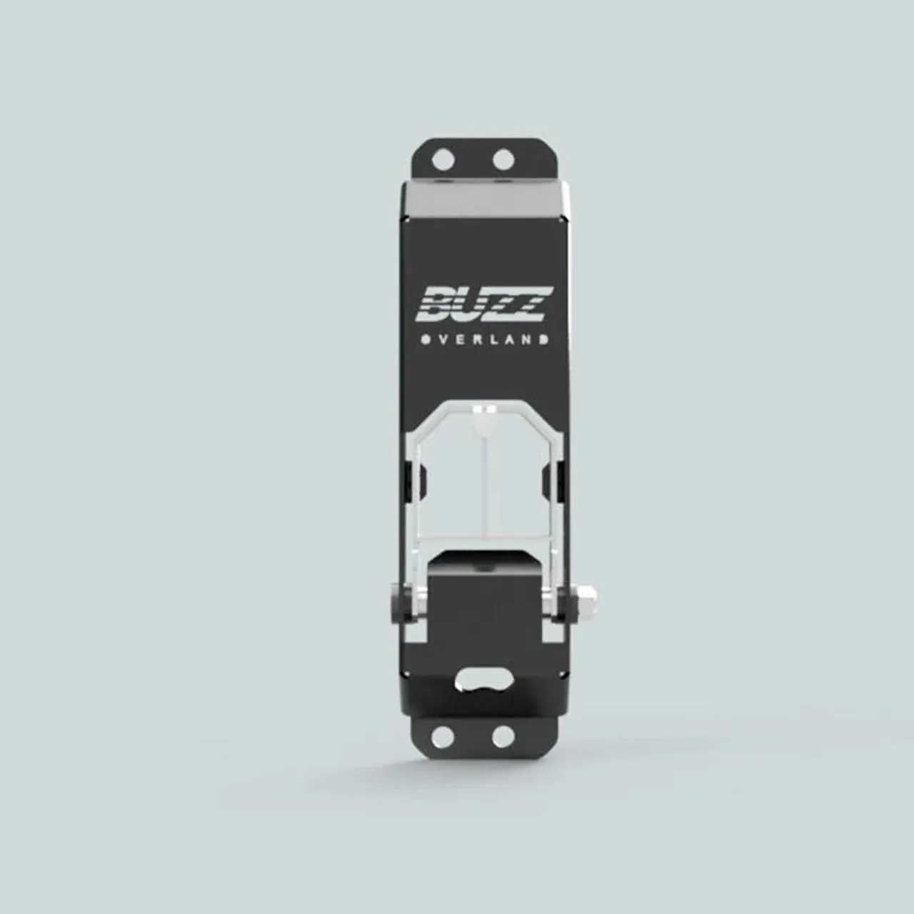 BUZZ OVERLAND DOOR HINGE STEP STAINLESS STEEL BLACK (PAIR)