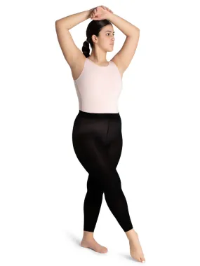 CAPEZIO 1917 FOOTLESS TIGHTS WITH SELF KNIT WAIST BAND