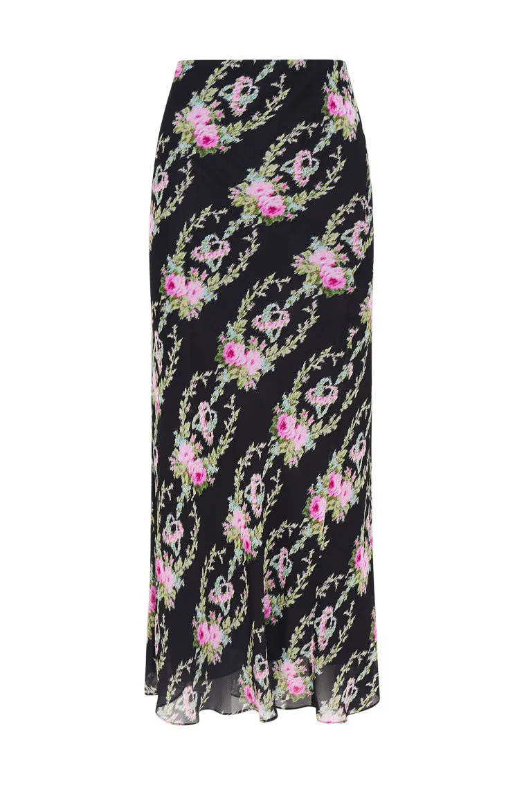 Castle Floral Maxi Skirt