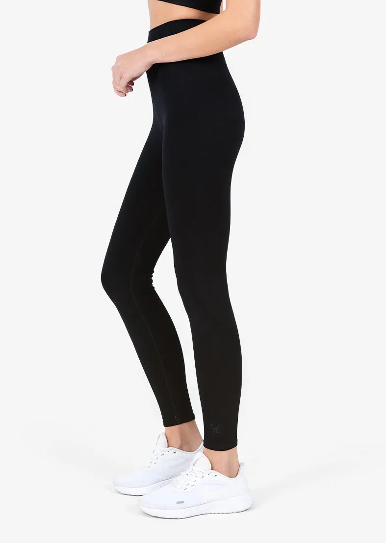 Chevron Seamless Legging Black