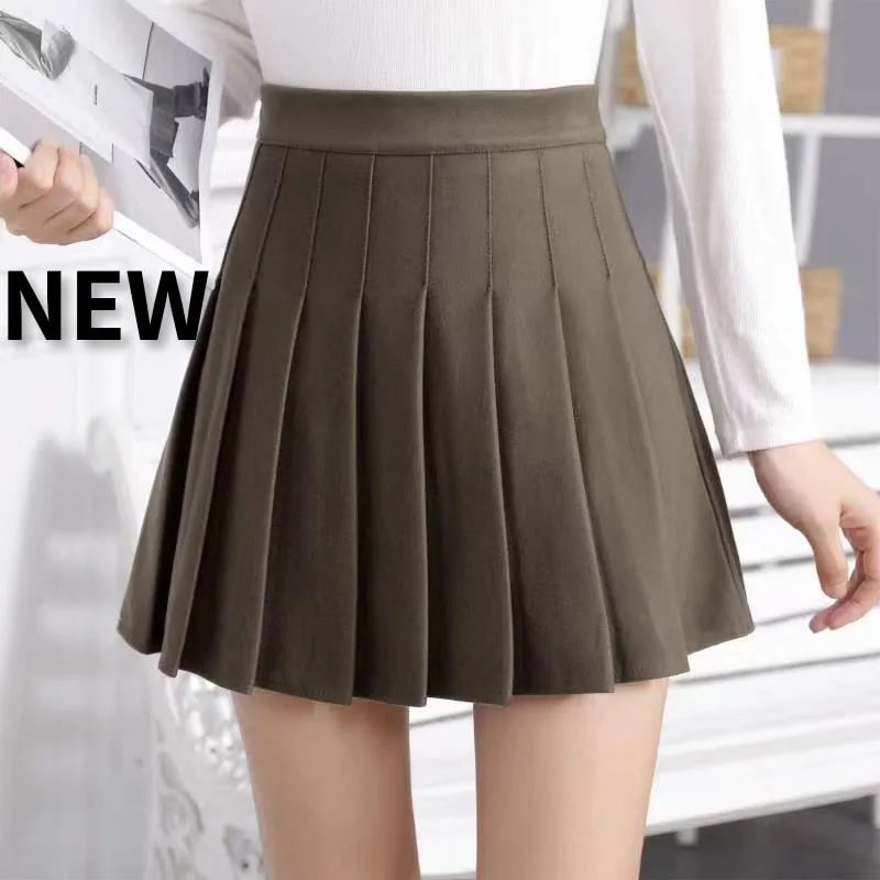 Chic Korean Plaid Pleated Mini Skirt - Culture Heaven Special