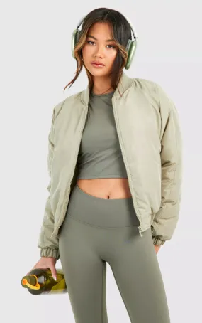 CROPPED BOMBER JACKET