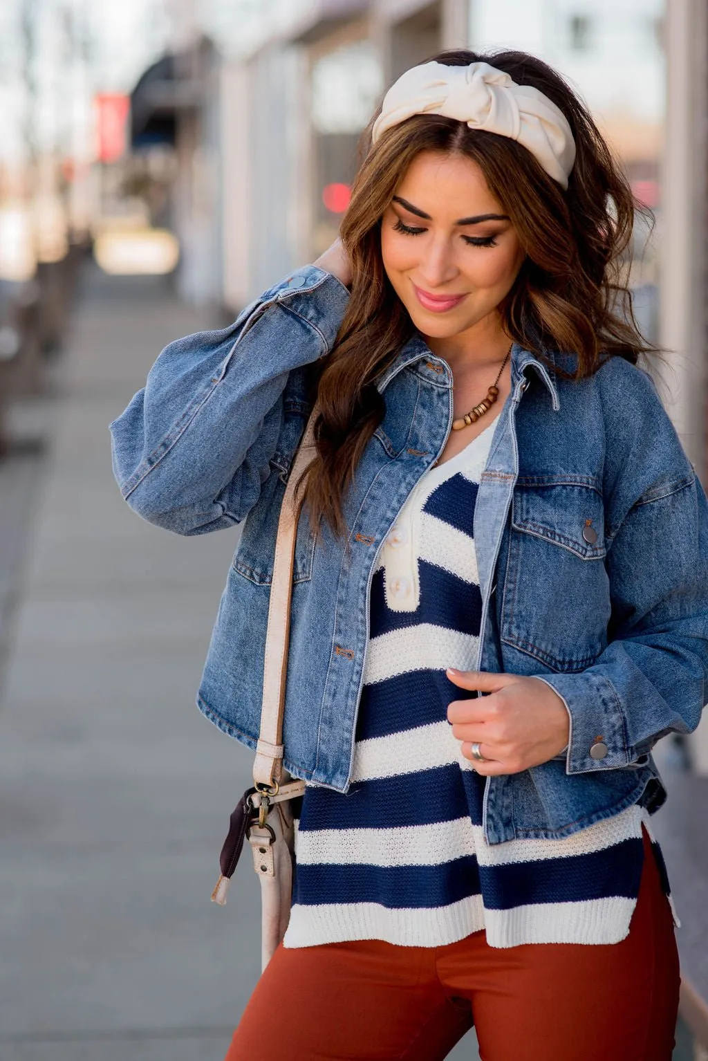 Cropped Denim Jacket