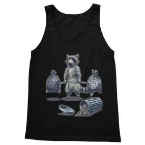 Deadlifting Raccoon Tank