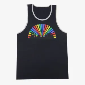 Denver Skyline Rainbow Tank Top