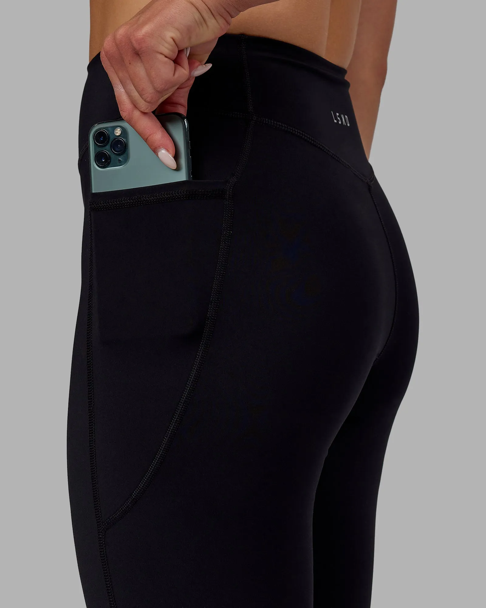 Elite 7/8 Length Leggings - Black