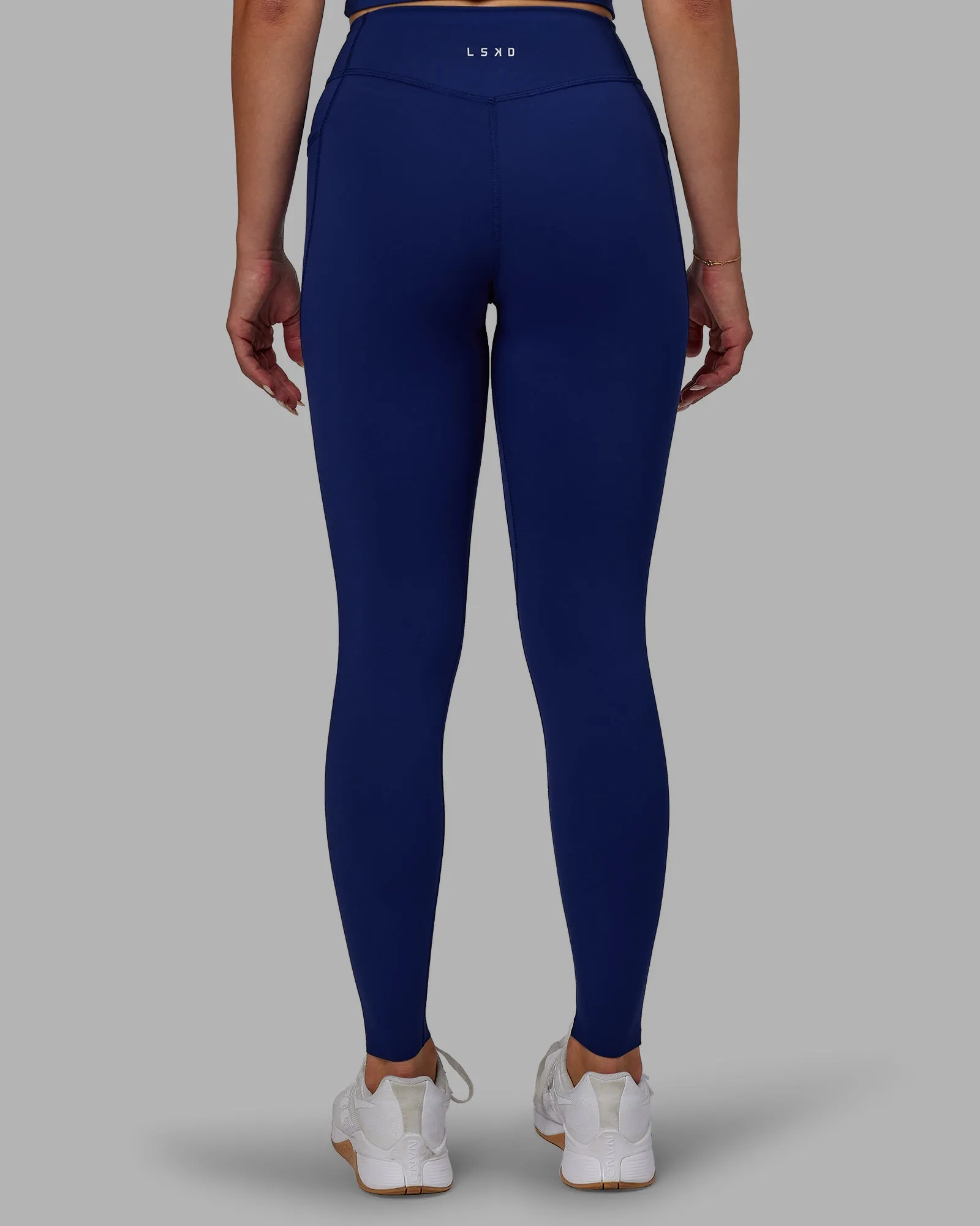 Elite Full Length Leggings - Midnight Blue