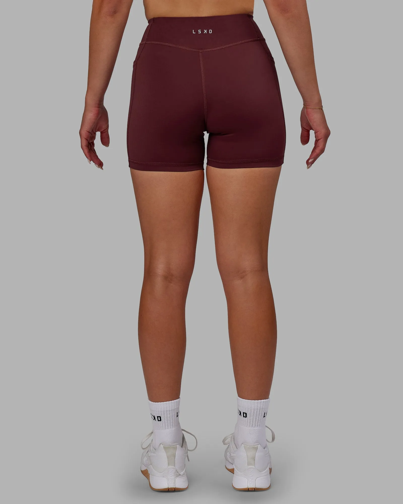 Elite X-Length Shorts - Dark Cherry