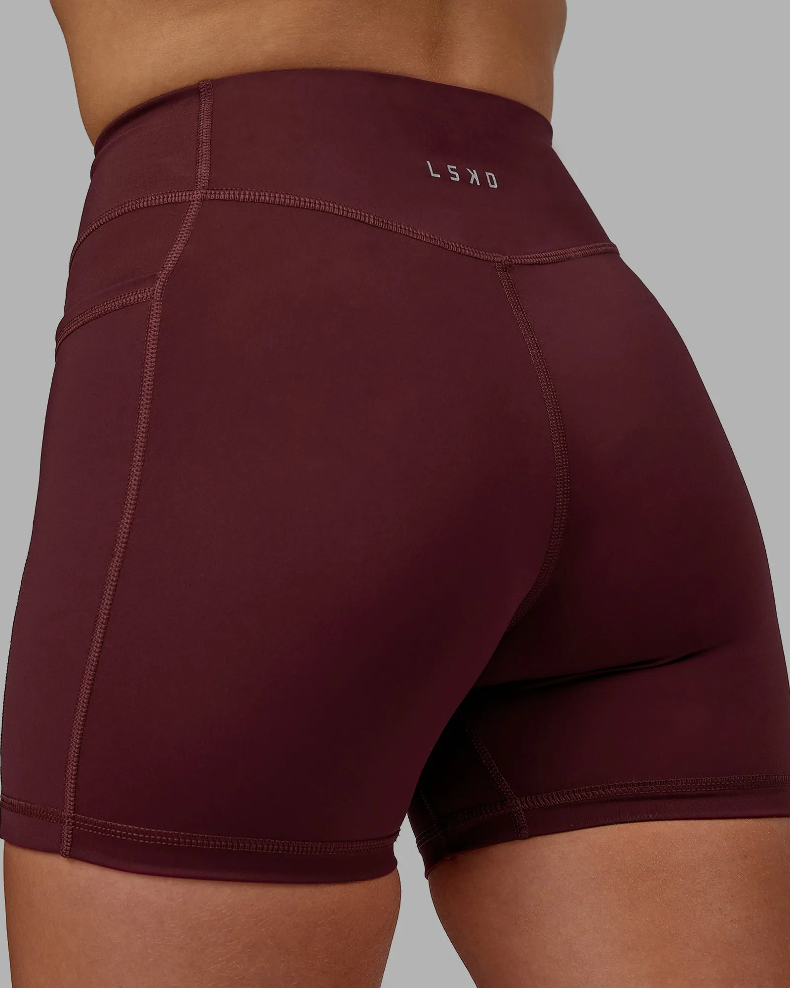 Elite X-Length Shorts - Dark Cherry