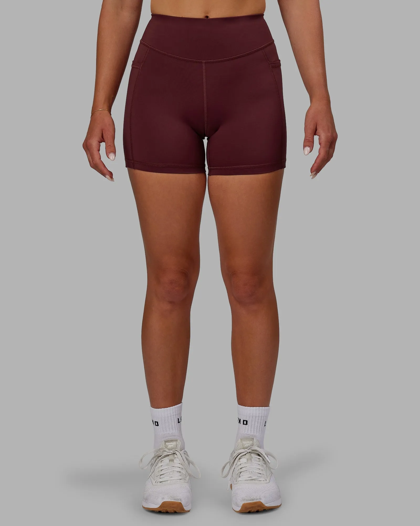 Elite X-Length Shorts - Dark Cherry