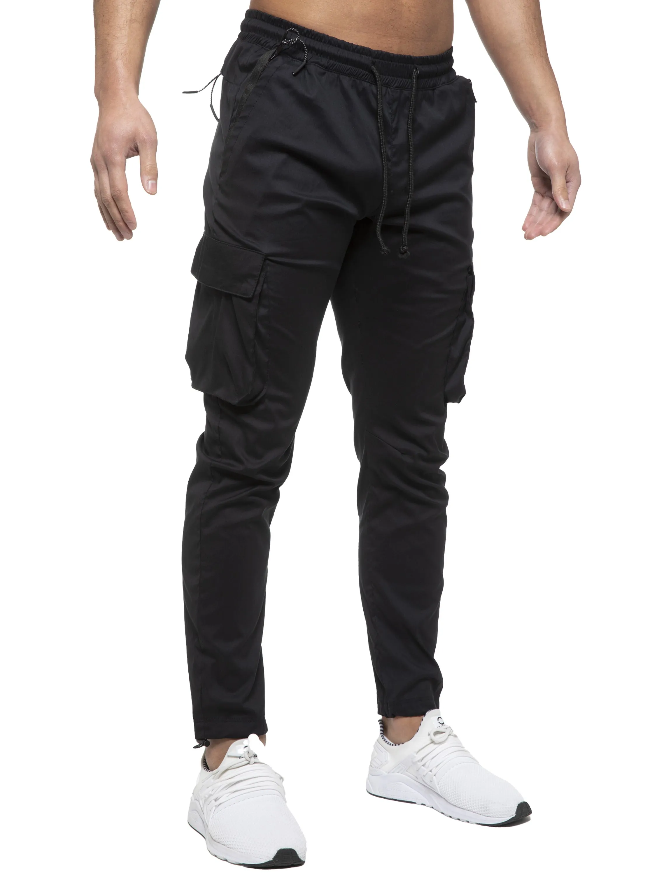 Enzo | Mens Cargo Track Pants