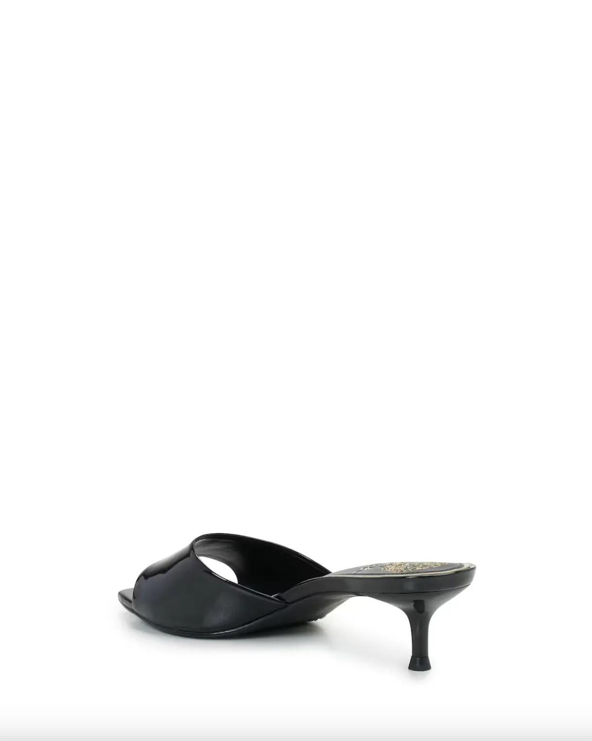 Faiza Sandal - Black Patent Leather