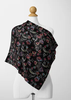 Floral Danseur Satin Shawl