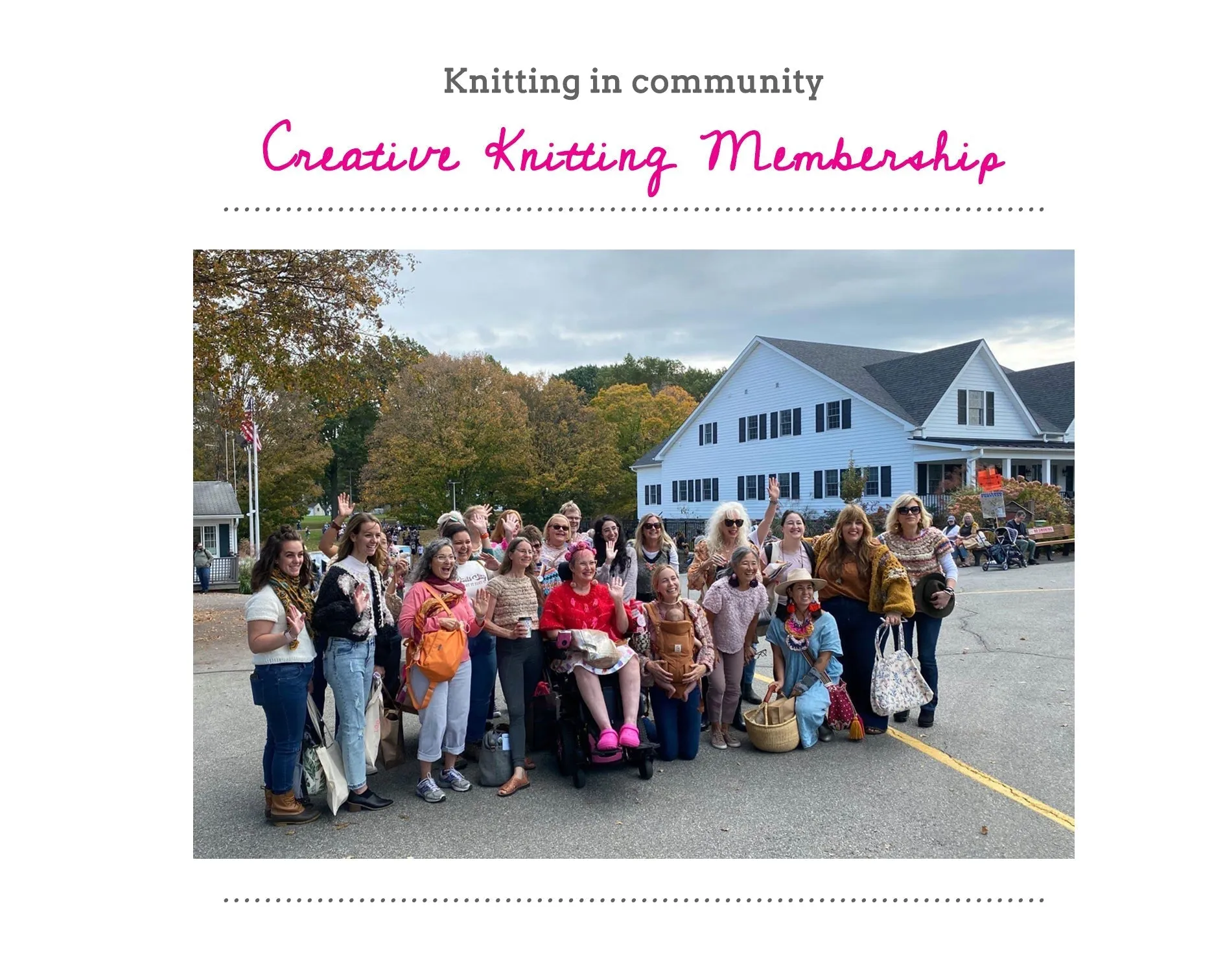 Founding Member Creative Knitters Membership $22/$66/$264