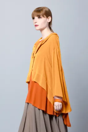 Ginko Jacket in Mango Crinkle