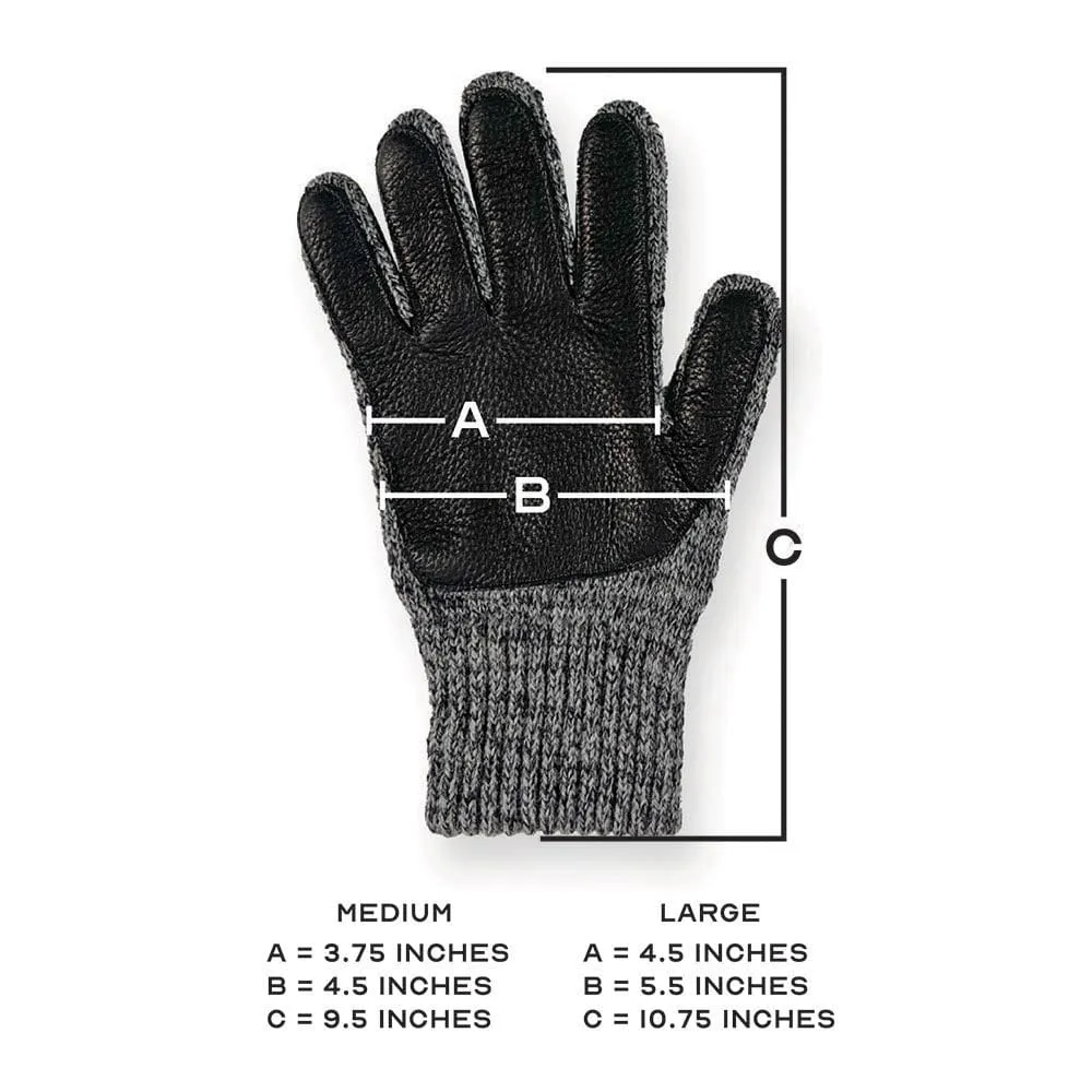 Gloves with Leather