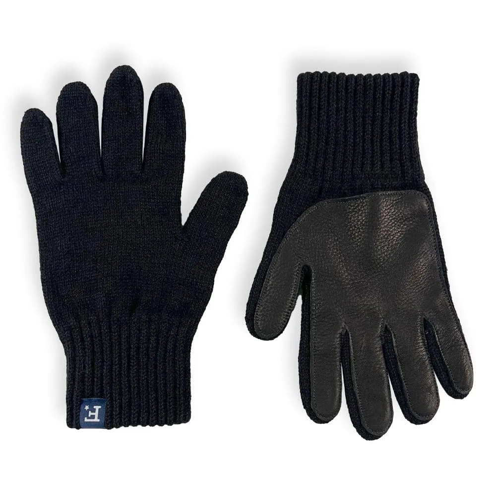 Gloves with Leather