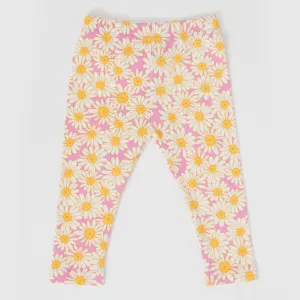 Goldie   Ace - Daisy Meadow Leggings - Fairy Floss Golden