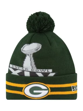 Green Bay Packers Superbowl XLV Knit Hat with Pom