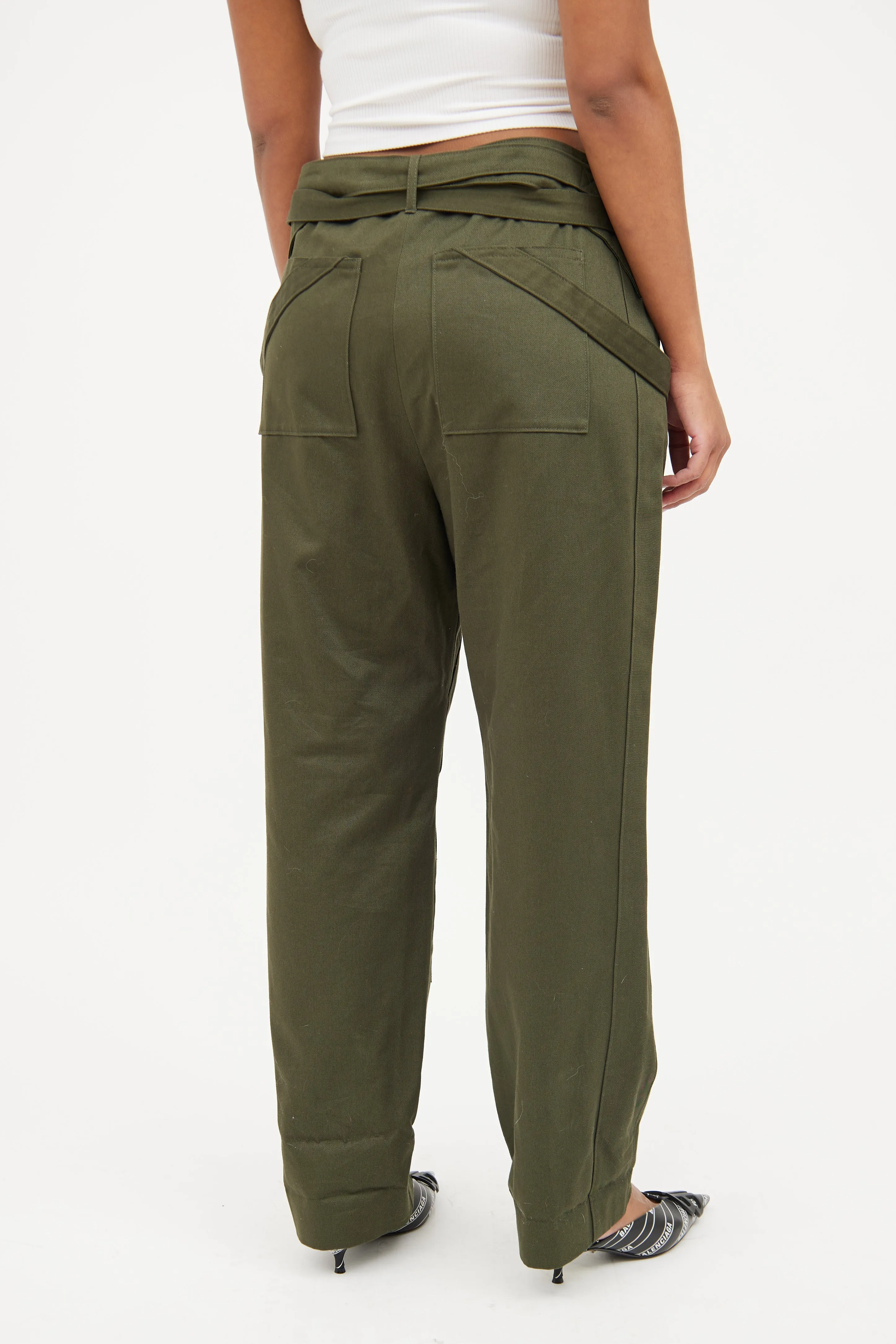 Green Belt Cargo Pant