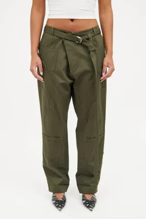 Green Belt Cargo Pant