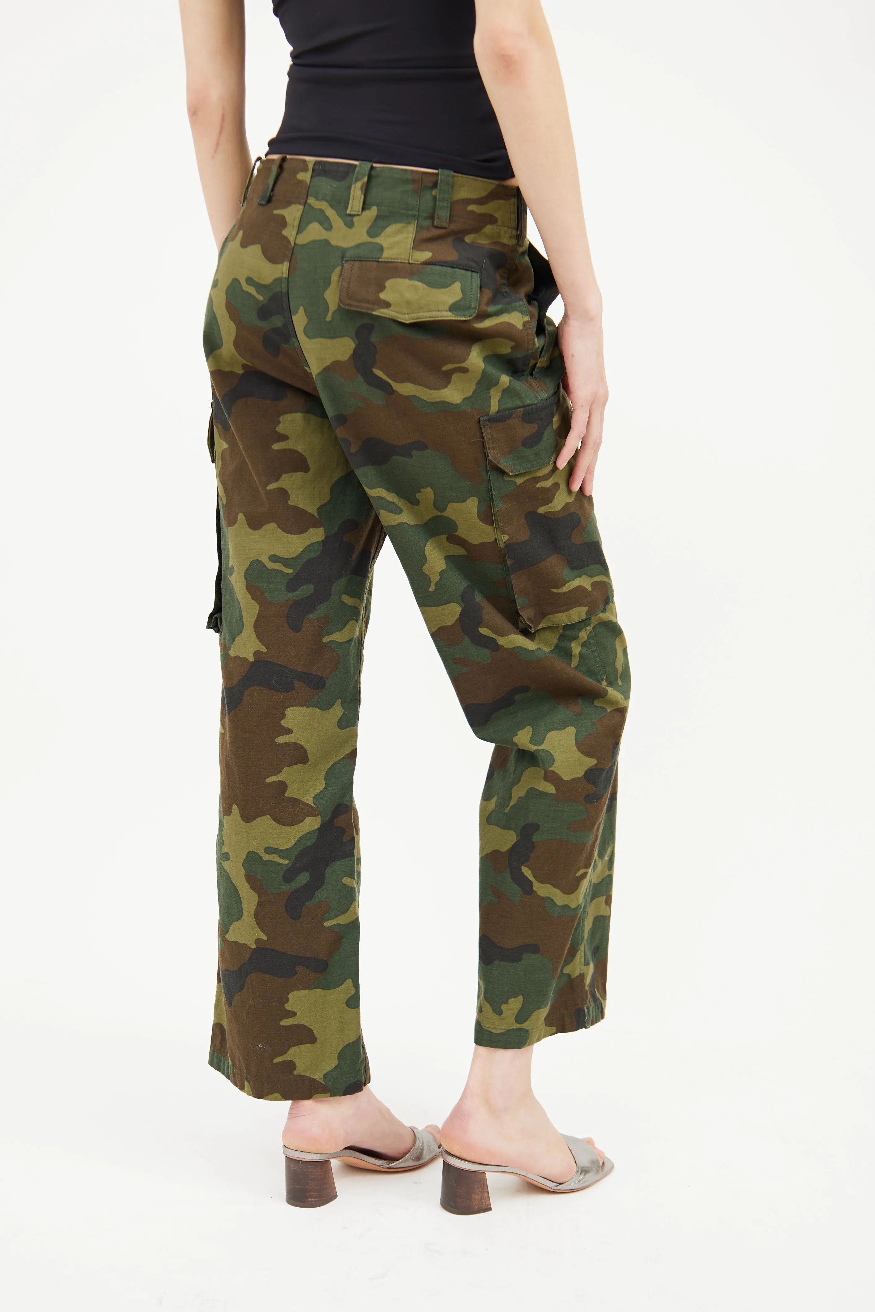 Green Camo Cargo Pant