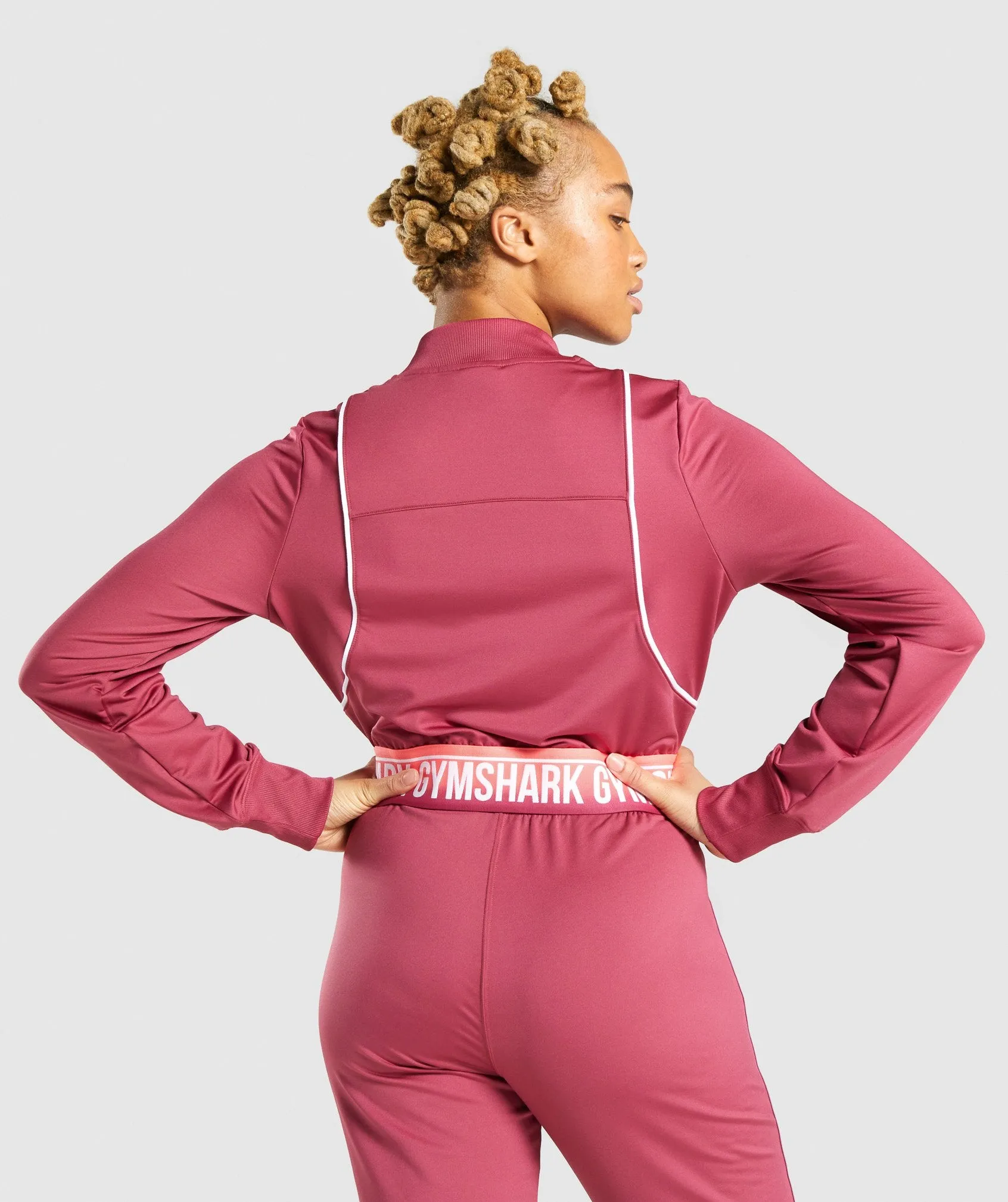 Gymshark Recess Track Top - Pink