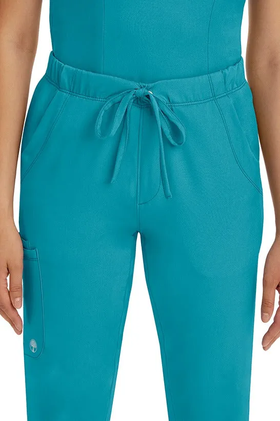 HH Works Women's Scrub Set Monica Top & Petite Rebecca Pant | Teal